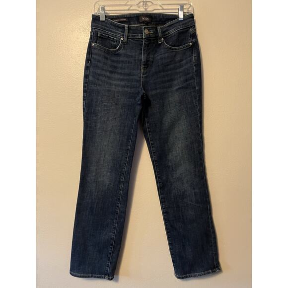 NYDJ Jeans Womens Size 4 Marilyn Straight Marcel Blue Lift x Tuck Denim - Picture 1 of 11